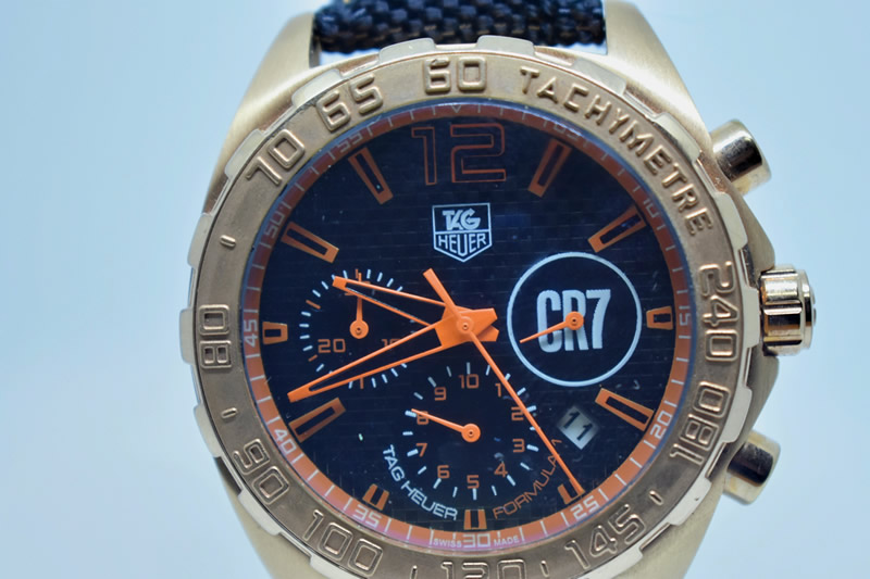 New Gold Tag heuer CR7 analogue watch for men's